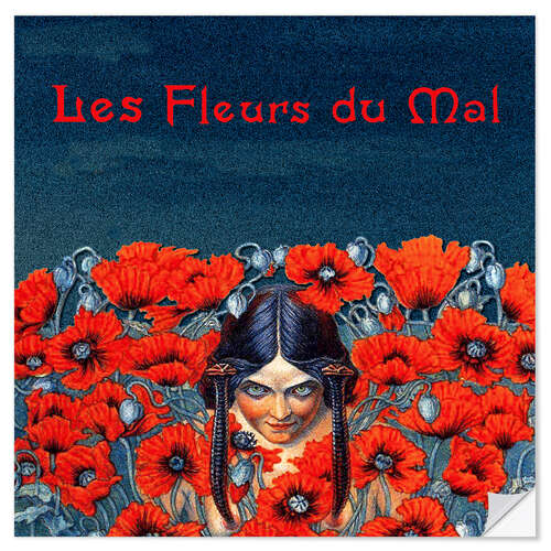 Sticker mural Le Fleurs du Mal