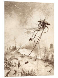 Gallery print Martian Fighting Machine Hit by Shell