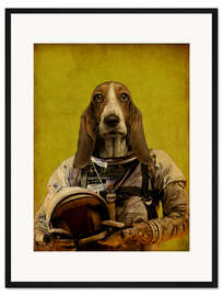 Gerahmter Kunstdruck Space Age