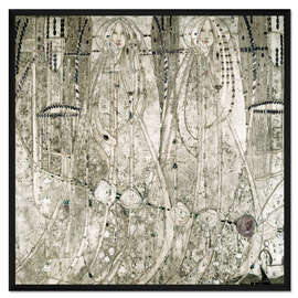 Gerahmter Kunstdruck Die sieben Prinzessinnen (Detail)