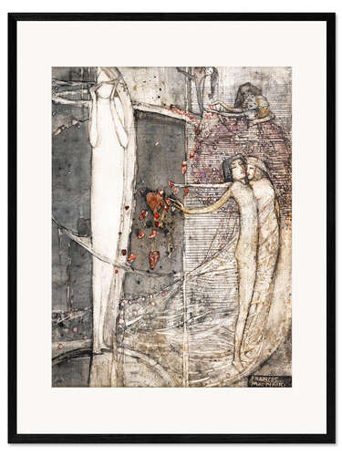 Gerahmter Kunstdruck Zug