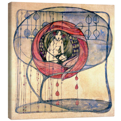 Canvastavla Study on the mind III