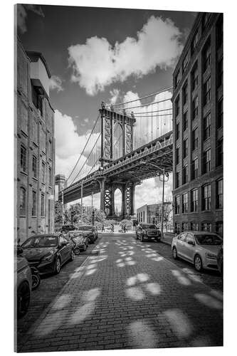 Acrylic print Manhattan Bridge, New York