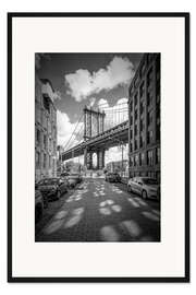 Gerahmter Kunstdruck NEW YORK CITY Manhattan Bridge