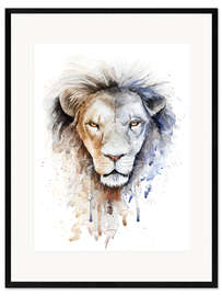 Framed art print Zodiac sign Leo