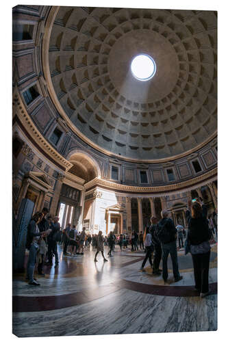 Leinwandbild Das Pantheon in Rom, Italien