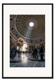 Gerahmter Kunstdruck Das Pantheon in Rom, Italien