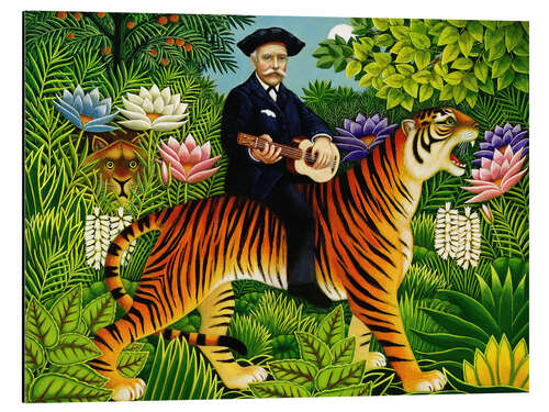 Aluminium print Henri Rousseau's Dream