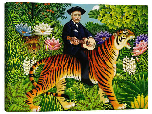 Stampa su tela Il sogno di Henri Rousseau