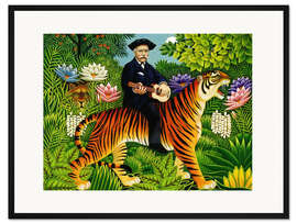 Gerahmter Kunstdruck Henri Rousseau's Traum