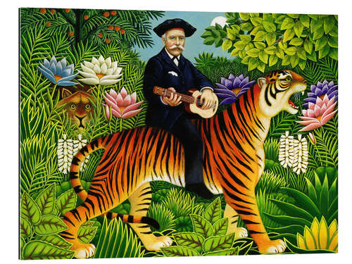 Quadro em plexi-alumínio Henri Rousseau's Dream