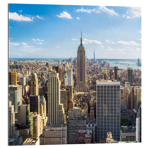 Gallery Print Manhattan Sklyine mit Blick auf das Empire State Building