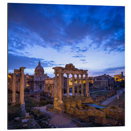 Alubild Forum Romanum in Rom, Italien