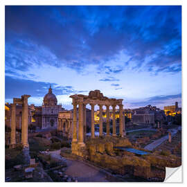 Wandsticker Forum Romanum in Rom, Italien