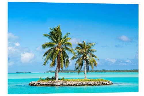 Tableau en PVC Tropical island in the South Seas