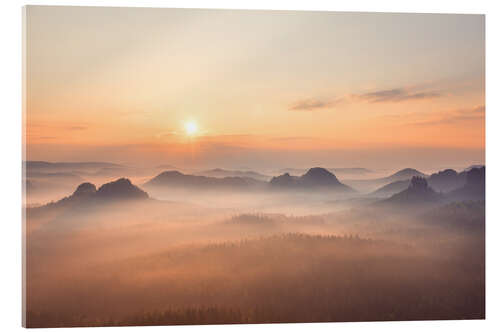 Stampa su vetro acrilico Saxon Switzerland