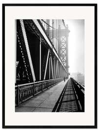 Framed art print Manhattan Bridge 1936