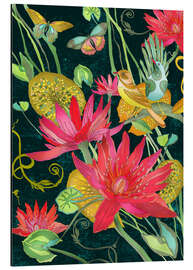 Magnettafel Exotischer Garten