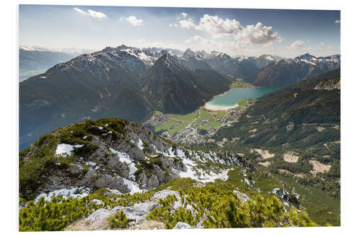 Stampa su PVC View of the Achensee from Ebnerjoch