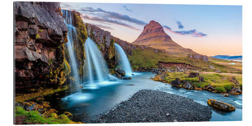 Galleritryk Magical Iceland, Waterfall on Snaefellsnes