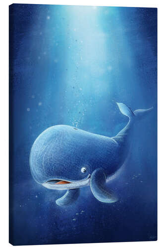 Canvas-taulu Cute whale