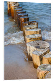 Gallery print Groynes at the German Baltic Sea