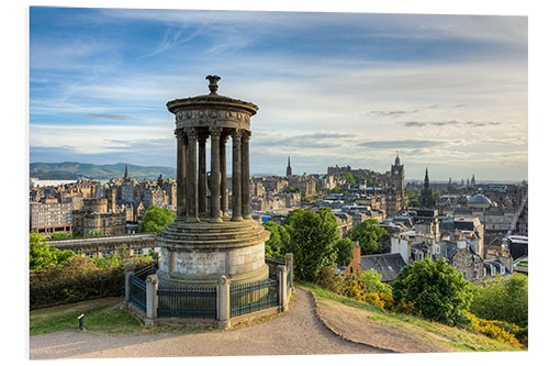 PVC print Edinburgh view from Calton Hill