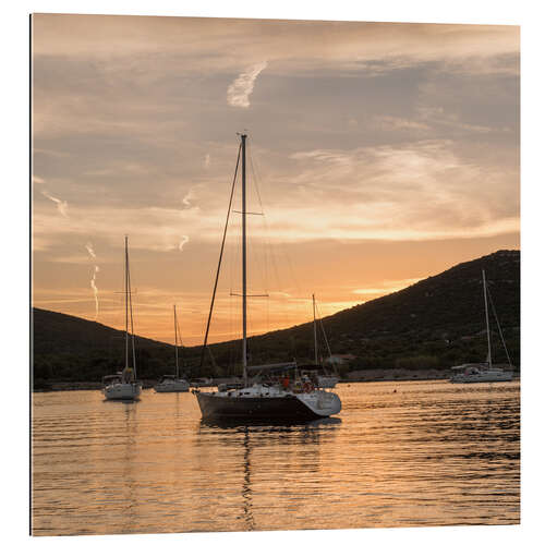 Gallery print Sailing boats in the Evening Light