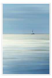 Wandbild  Segelboot auf dem Meer - Filtergrafia