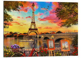 Gallery print Paris Sunset