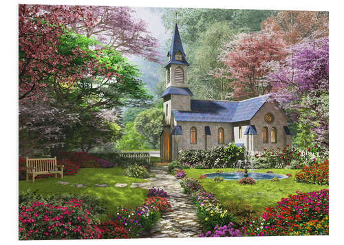 Foam board print The Country Church