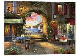 Magnettafel Mediterraner Abend