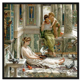 Gerahmter Kunstdruck Die Ecke der Villa