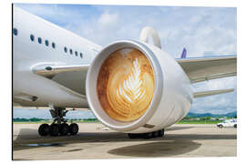 Magnettafel Latte Departure