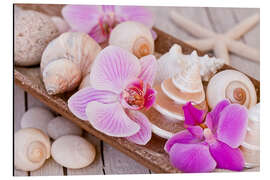 Magnettafel Zen Orchideen