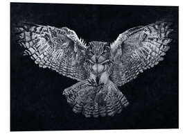 PVC print Night Flight of The Owl