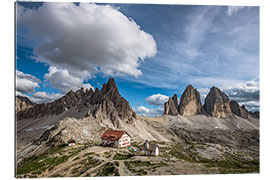 Quadro em plexi-alumínio Tre Cime Dolomite Alps South Tyrol