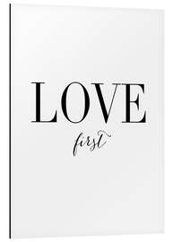 Magnettafel Love first