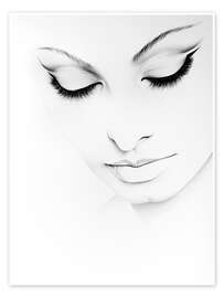 Plakat Sophia Loren minimal portrait