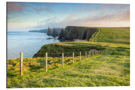 Aluminium print Duncansby Stacks Scotland