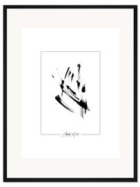 Gerahmter Kunstdruck Abstrakt No. 02