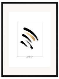 Gerahmter Kunstdruck Abstrakt No. 05