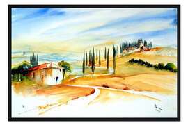 Gerahmter Kunstdruck Toscana II