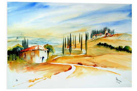 Foam board print Toscana II