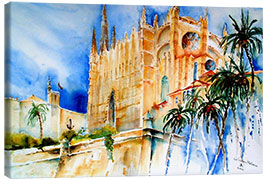 Obraz na płótnie  Majorca Palma Cathedral - Brigitte Dürr
