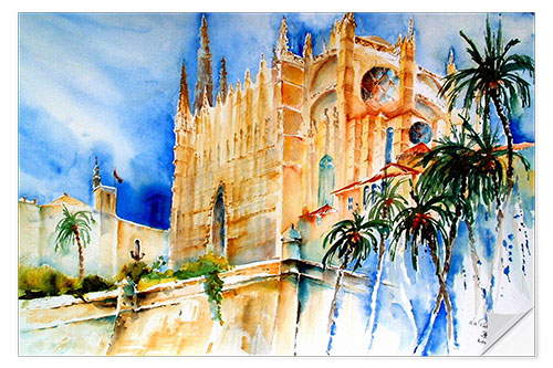 Adesivo murale Majorca Palma Cathedral