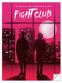 Sticker mural Fight club