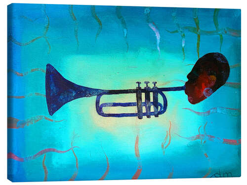 Quadro em tela trumpeter