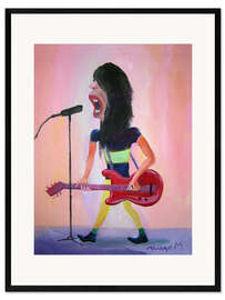 Ingelijste kunstdruk Rocker 4