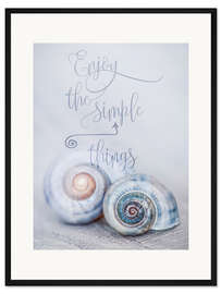 Gerahmter Kunstdruck Simple Things